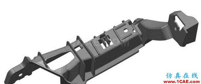 如何創建汽車模復雜曲面分型面？ug模具設計技術圖片1