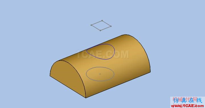 solidworks如何使用投影曲線？solidworks simulation應用技術圖片3