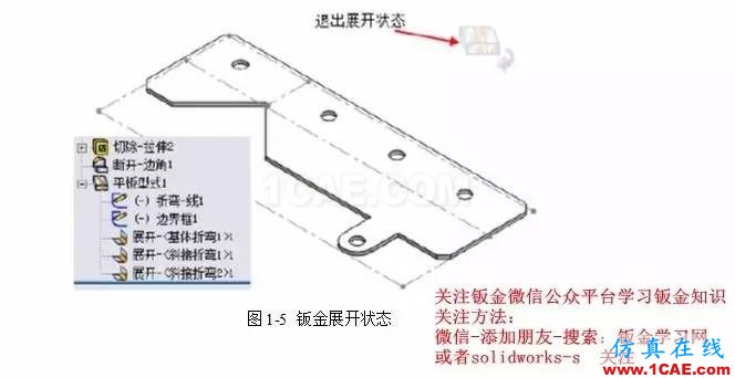 solidWorks?鈑金零件設(shè)計(jì)教程之一，必須的收藏！solidworks simulation學(xué)習(xí)資料圖片6