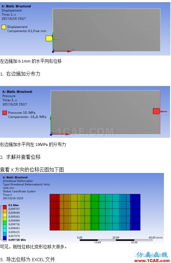 如何在ANSYS WORKBENCH中區分剛性位移與變形位移？ansys分析案例圖片3