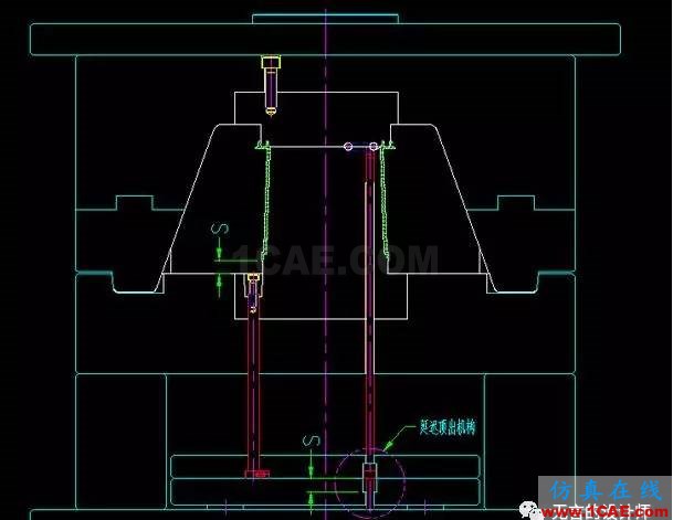 ug模具設(shè)計之其它頂出方式-前模頂出，油缸頂出-延遲頂出！ug模具設(shè)計技術(shù)圖片3