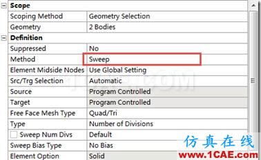 ANSYS Workbench中劃分網格的幾種方法（入門篇）ansys workbanch圖片7
