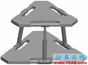 基于Pro/E和ADAMS的少自由度并聯機構運動仿真ansys分析案例圖片1