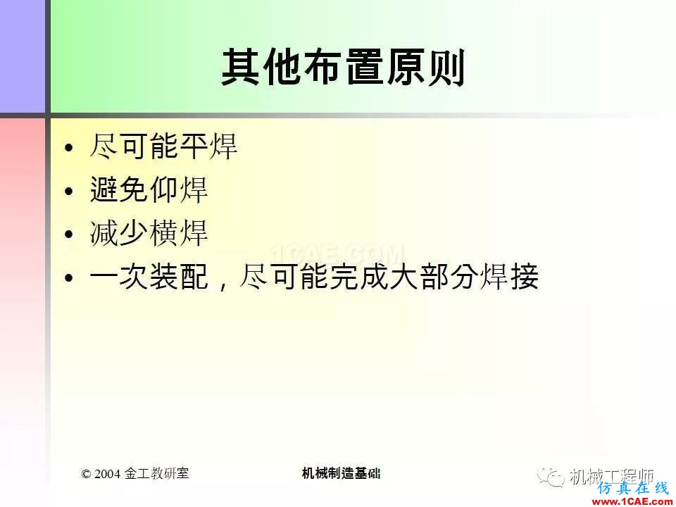 【專業積累】100頁PPT，全面了解焊接工藝機械設計培訓圖片86