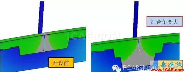 熔接線無臉見人?上Moldflow調(diào)個熔接角,妥妥的!moldflow圖片24