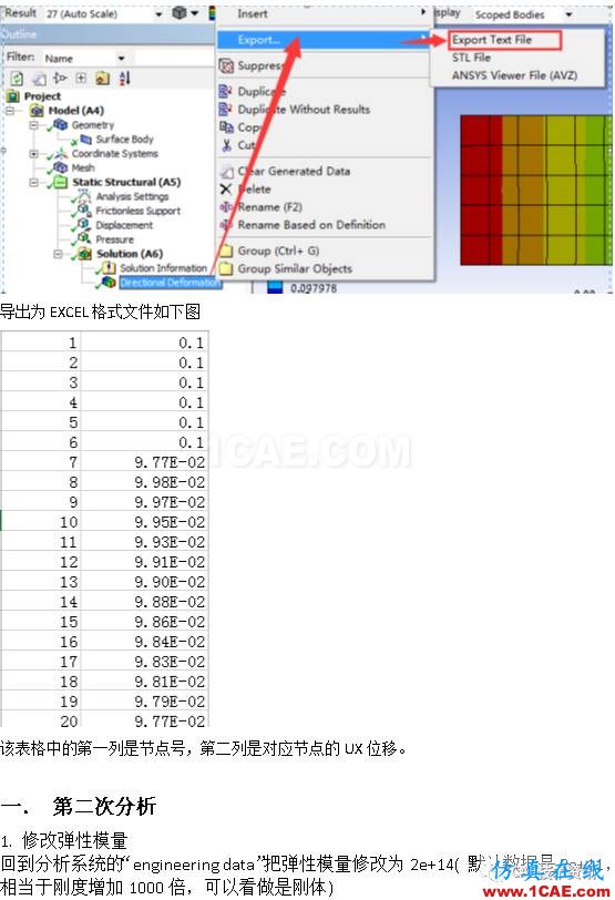 如何在ANSYS WORKBENCH中區分剛性位移與變形位移？ansys分析案例圖片4