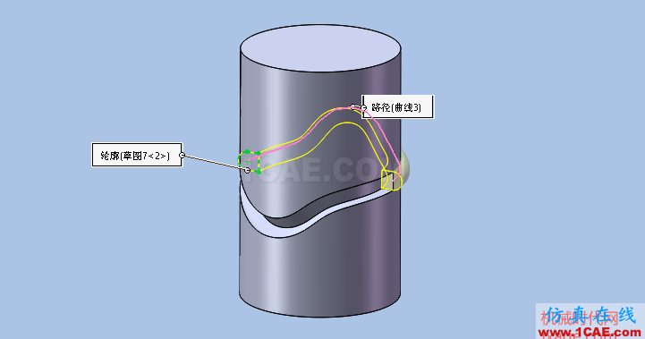 solidworks如何使用投影曲線？solidworks simulation技術圖片18