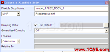 基于ANSYS-ADAMS的剛柔耦合仿真【轉載】ansys workbanch圖片17