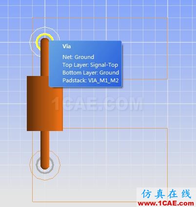 SiWave如何創(chuàng)建、編輯過孔?ansysem仿真分析圖片5