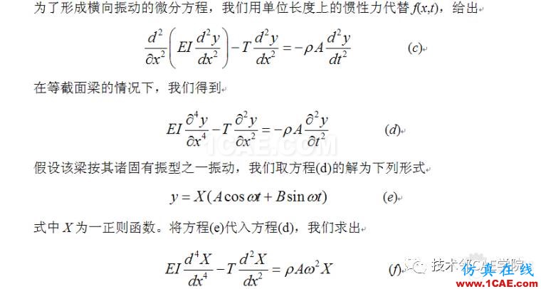 【干貨】軸力對簡支梁模態的影響——預應力模態ansys培訓的效果圖片3