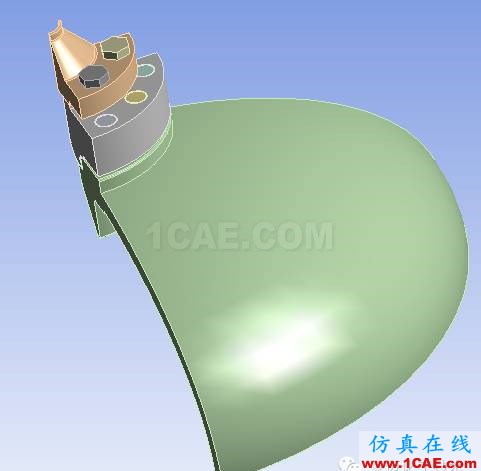 壓力容器法蘭應(yīng)力分析方法對比cfx培訓的效果圖片9