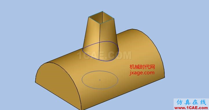 solidworks如何使用投影曲線？solidworks simulation技術圖片5