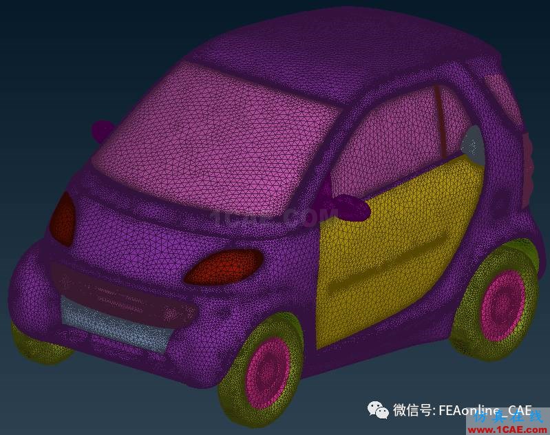 汽車(chē)的CAS面快速提取——ANSA Wrapping toolANSA學(xué)習(xí)資料圖片4