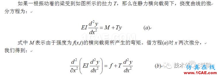 【干貨】軸力對簡支梁模態的影響——預應力模態ansys培訓的效果圖片2